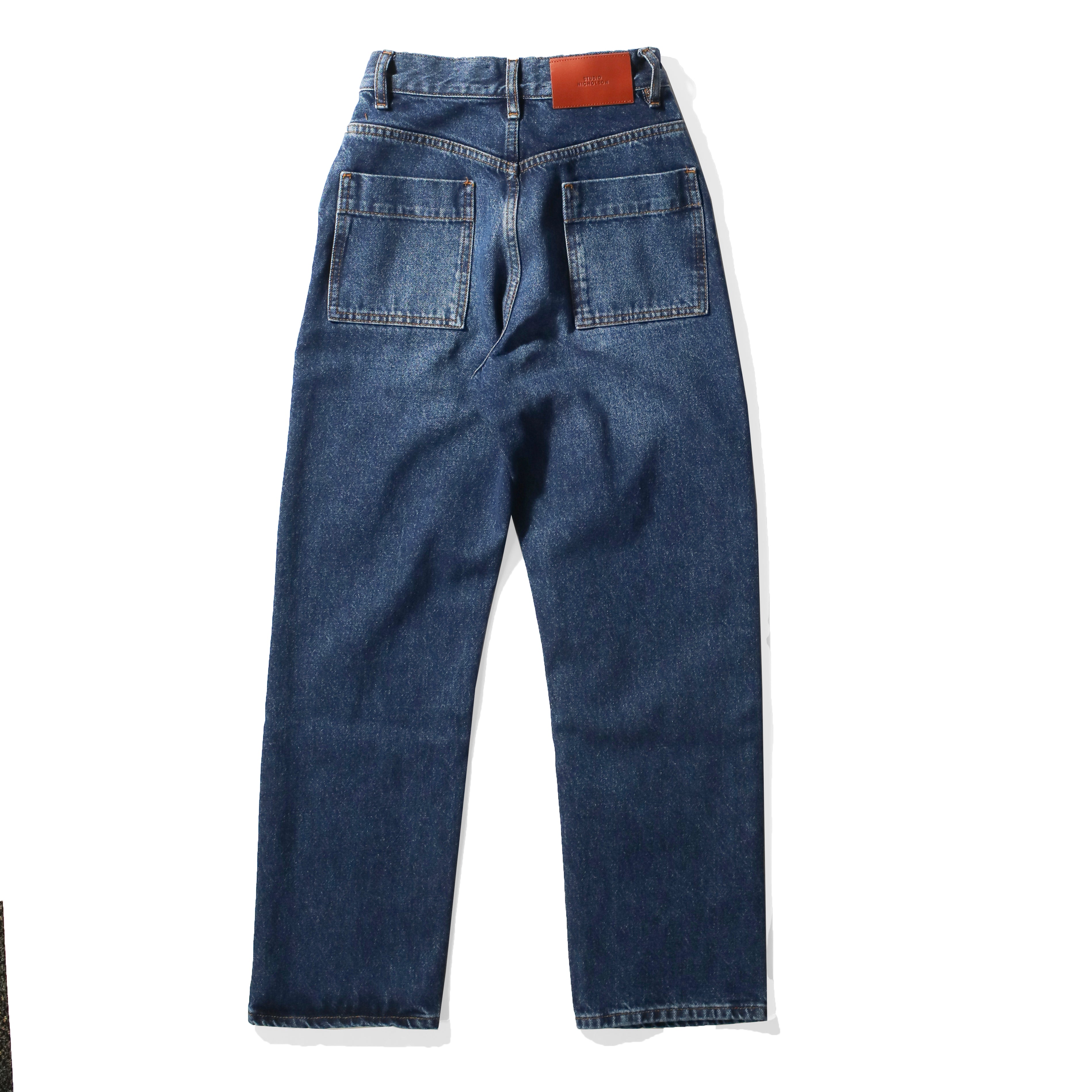 Studio Nicholson Ruthe Jeans in Worn Wash Indigo – JUDITH