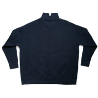 JUDITH Oversized Mockneck in Dark Navy