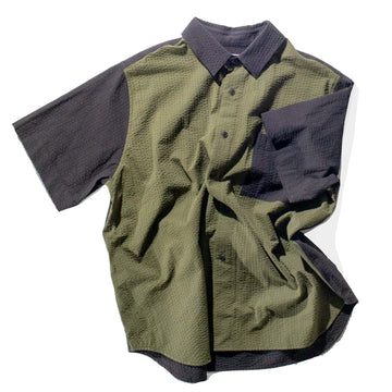 KasMaria Short Sleeve Shirt in Combo Color
