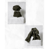 Lauren Manoogian Loft Rib Scarf in Coal