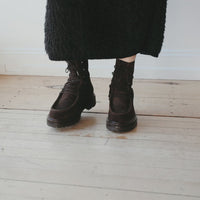 Legres College Boots in Suede in Brown