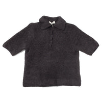 Sayaka Davis Compact Knit Polo in Black