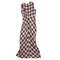 Sayaka Davis Gathered Waist Dress in Plaid
