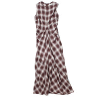 Sayaka Davis Gathered Waist Dress in Plaid