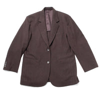 Sayaka Davis Two Button Blazer in Dark Brown