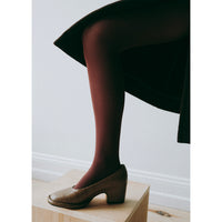 Swedish Stockings Olivia Premium Tights in Deep Red