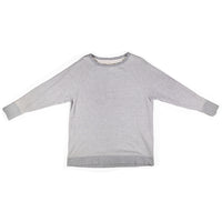 JUDITH Long Boatneck in Vintage Heather Grey