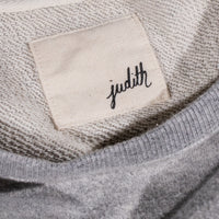 JUDITH Long Boatneck in Vintage Heather Grey