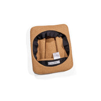 Mature Ha Boxed Hat in Bronze Gold x Orange Brown