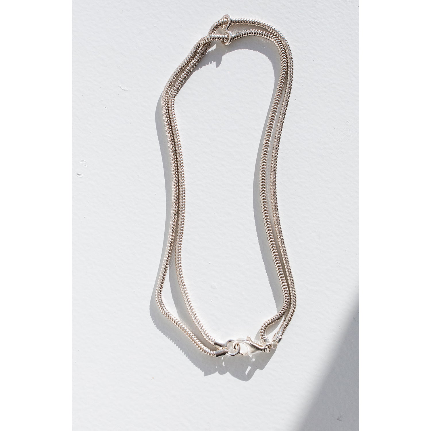 Sapir Bachar Double Snake Choker in Sterling Silver – JUDITH