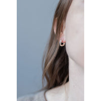 Ursa Major Fluted Hoops in Polished Sterling Silver