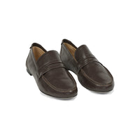 Jamie Haller Penny Loafer in Deep Grey