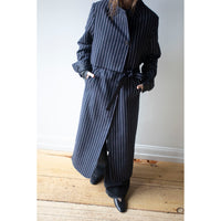 Henrik Vibskov Evening Coat in Pinstripe