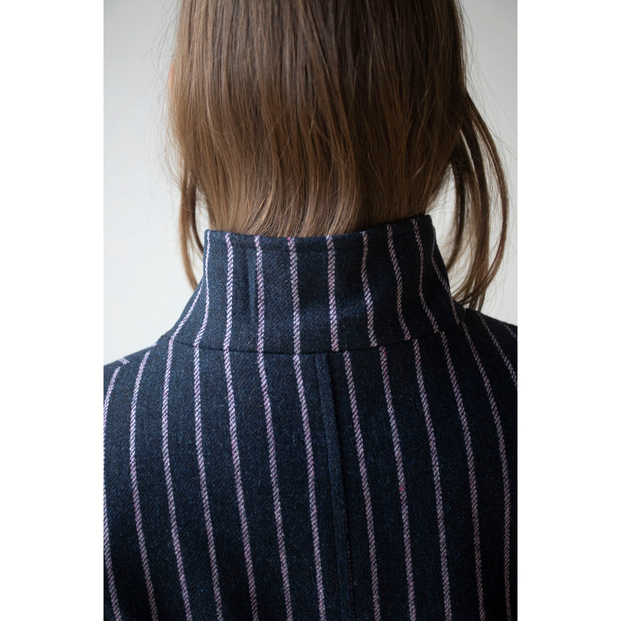 Henrik Vibskov Evening Coat in Pinstripe