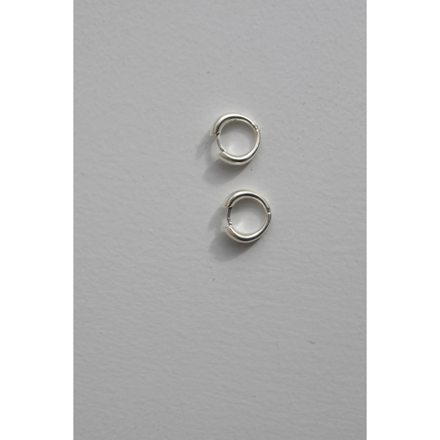 Sapir Bachar Mini Boa Hoops in Sterling Silver