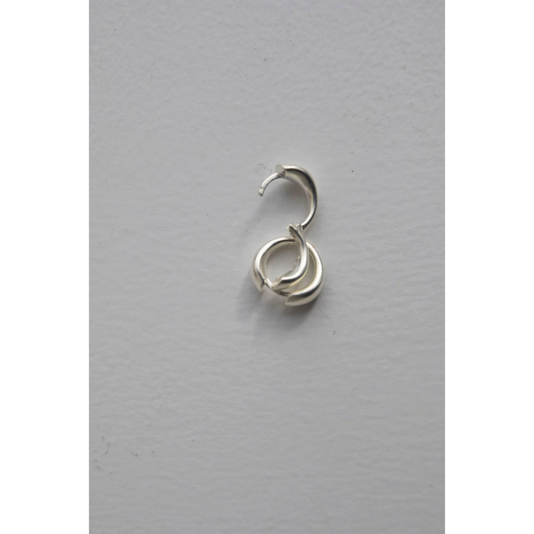 Sapir Bachar Mini Boa Hoops in Sterling Silver