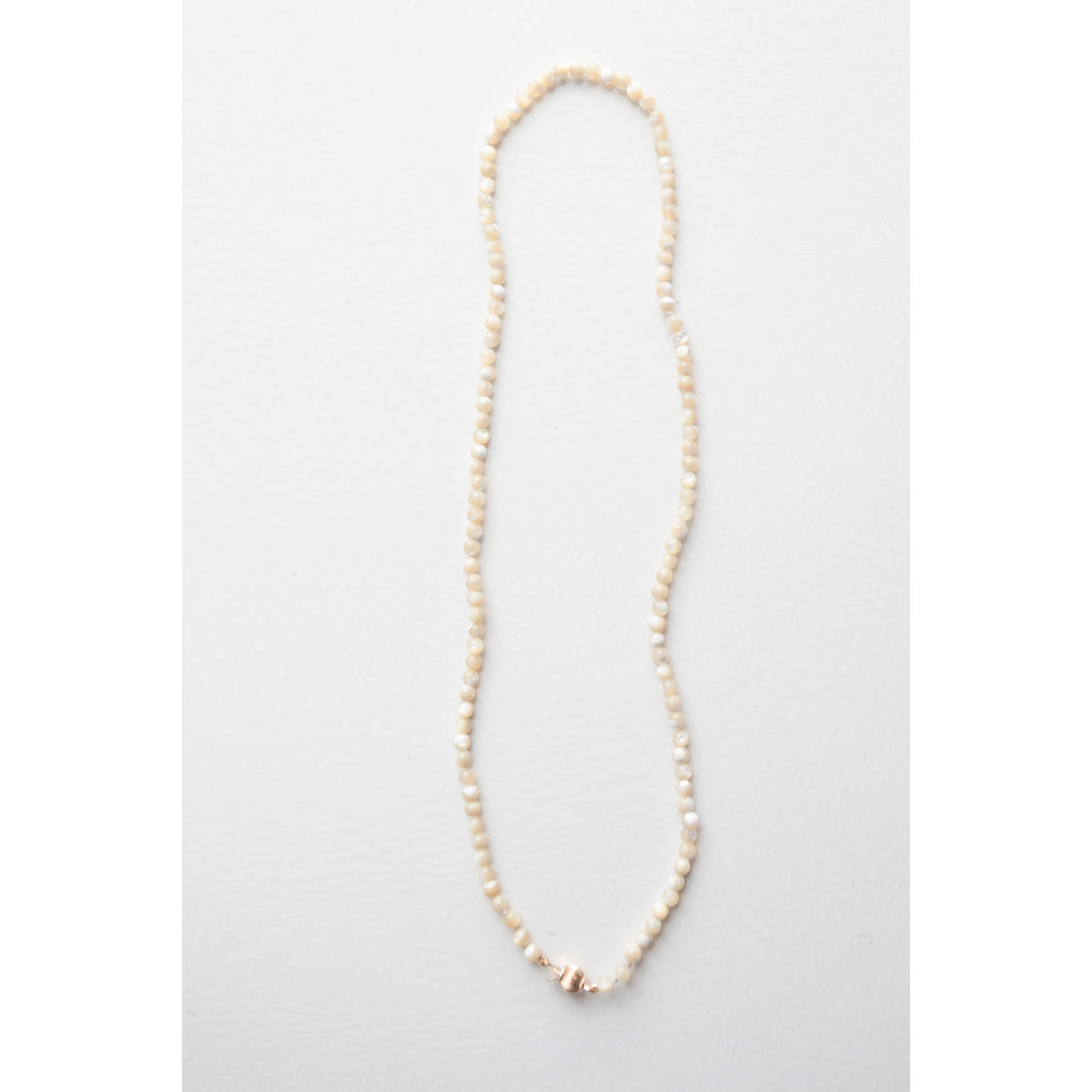 Beatrice Valenzuela Round Mother of Pearl Necklace