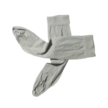 Swedish Stockings Ines Shimmery Socks in Light Grey