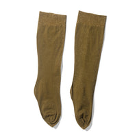 Swedish Stockings Ines Shimmery Socks in Olive Green