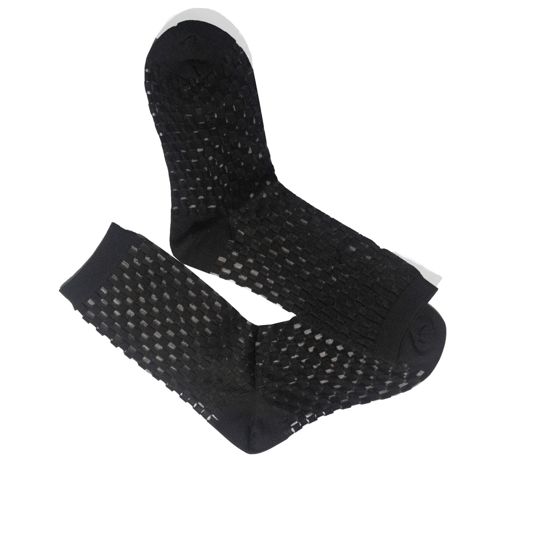 Hansel from Basel Anise Sheer Crew in Black