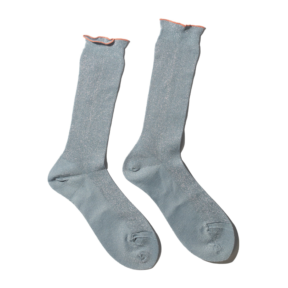 Hansel from Basel Lumiesta Lettuce Cuff Crew in Light Blue