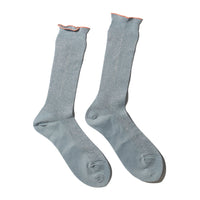 Hansel from Basel Lumiesta Lettuce Cuff Crew in Light Blue