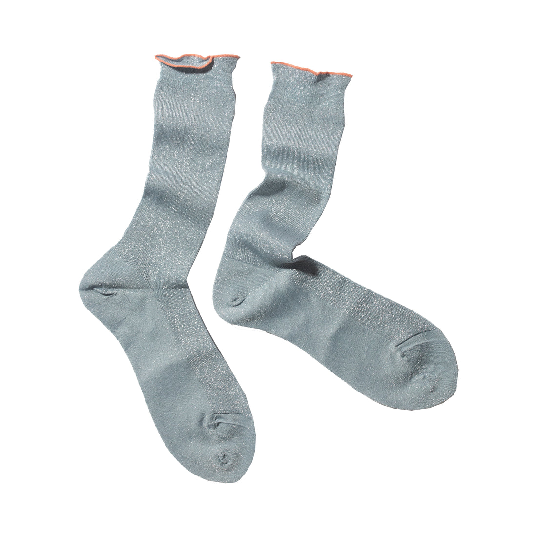 Hansel from Basel Lumiesta Lettuce Cuff Crew in Light Blue