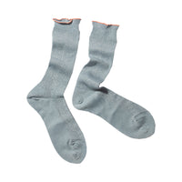 Hansel from Basel Lumiesta Lettuce Cuff Crew in Light Blue