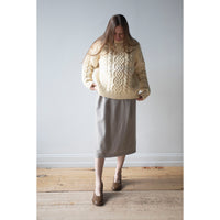 Baserange Lens Sweater in Chaume Sand