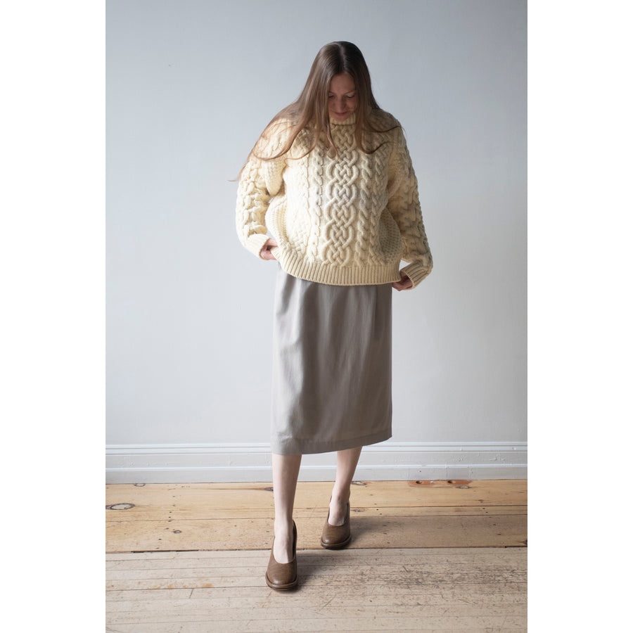 Baserange Lens Sweater in Chaume Sand