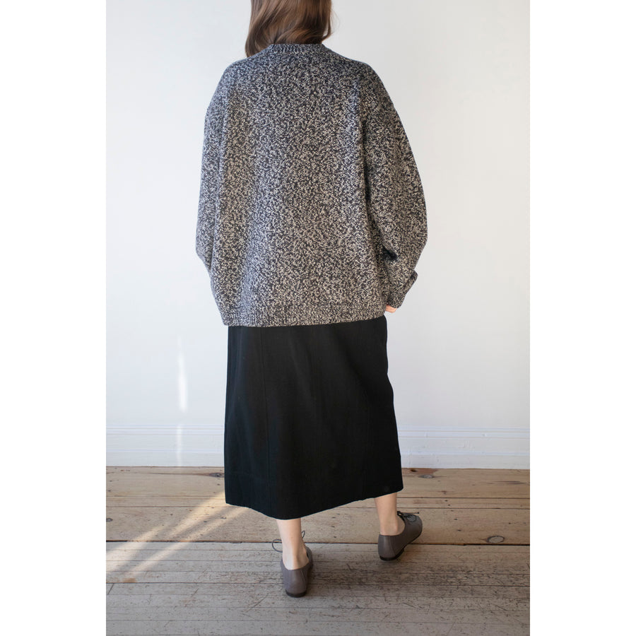 Studio Nicholson Hemyl Sweater in Navy Mouline