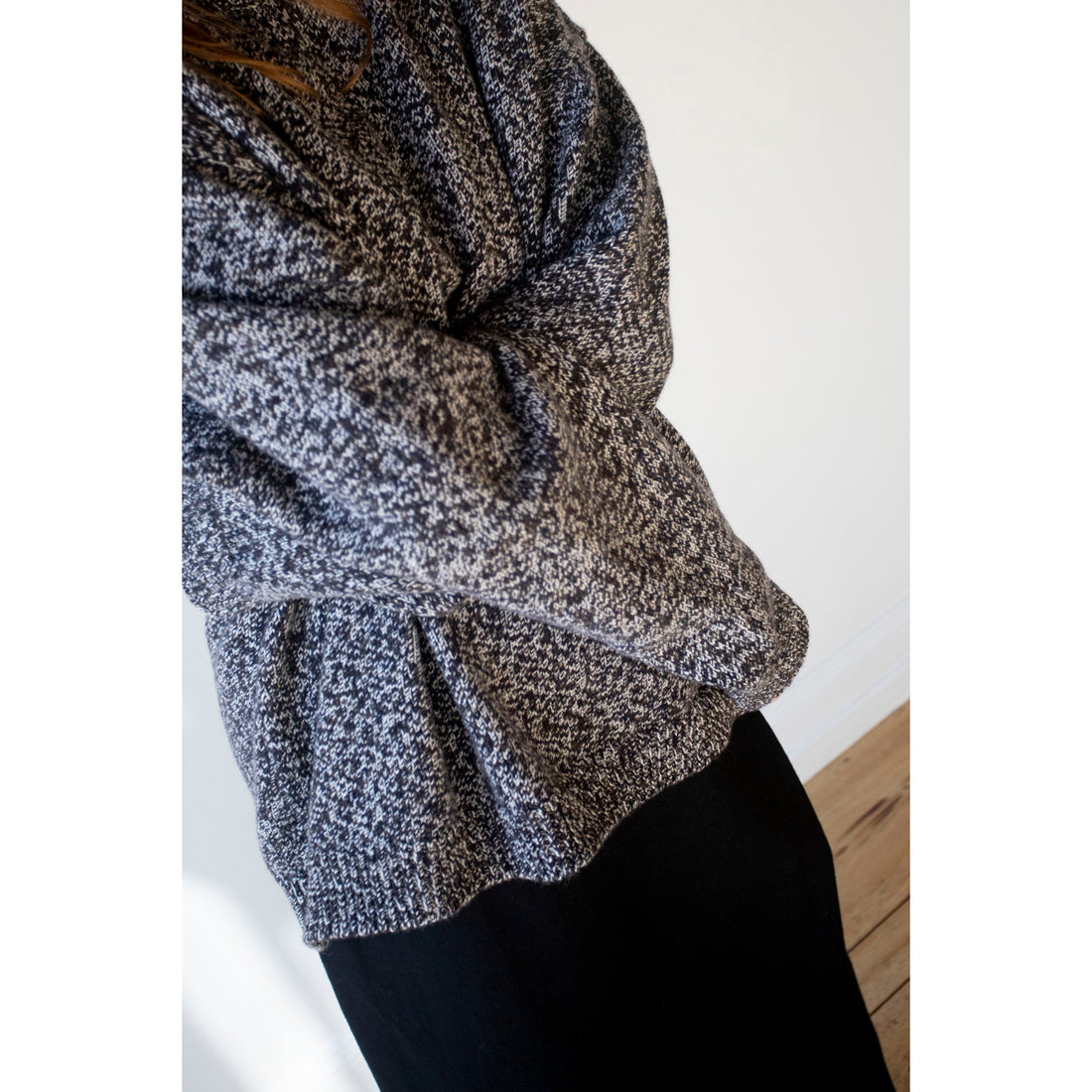 Studio Nicholson Hemyl Sweater in Navy Mouline