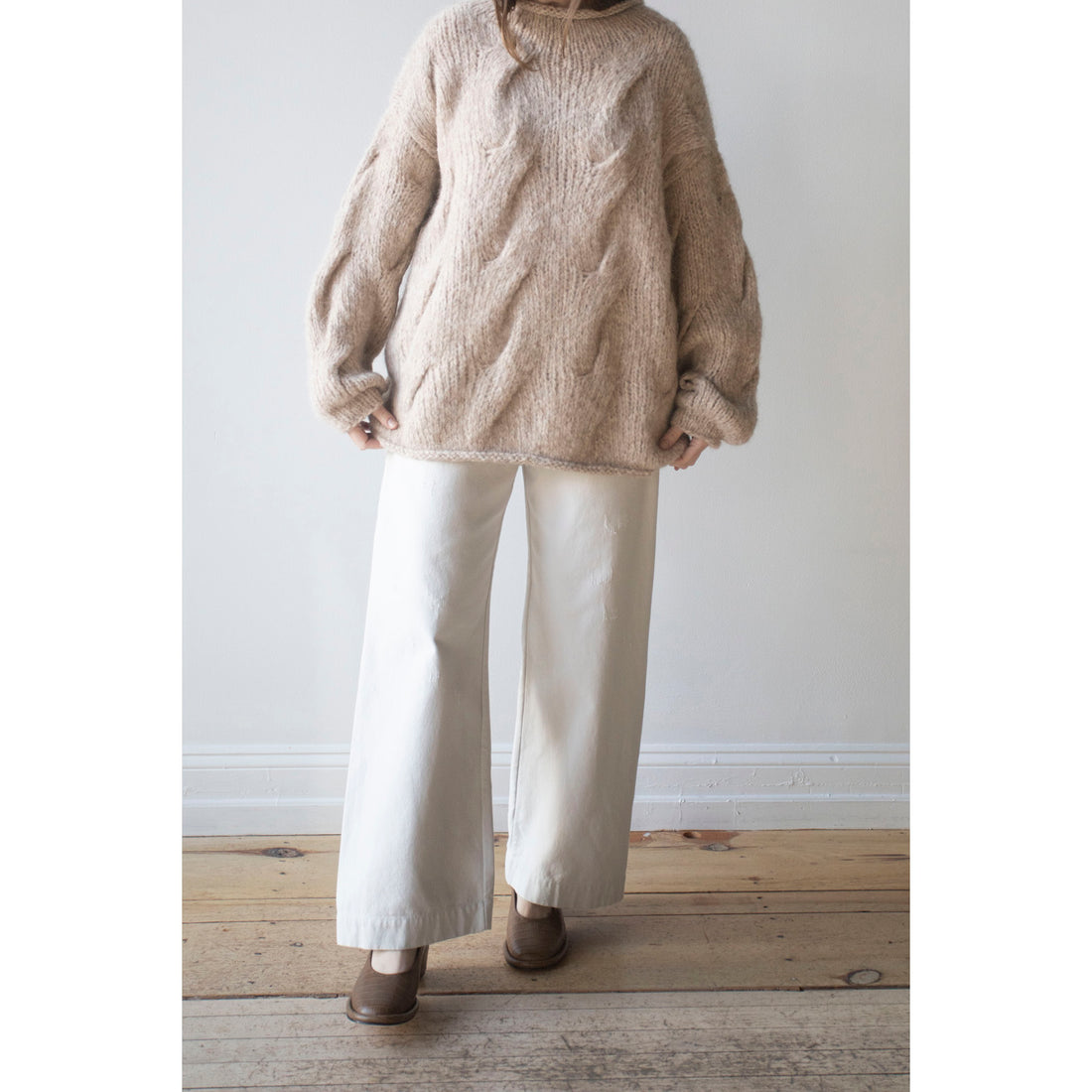 Lauren Manoogian Worn Gallery Pants in Chalk