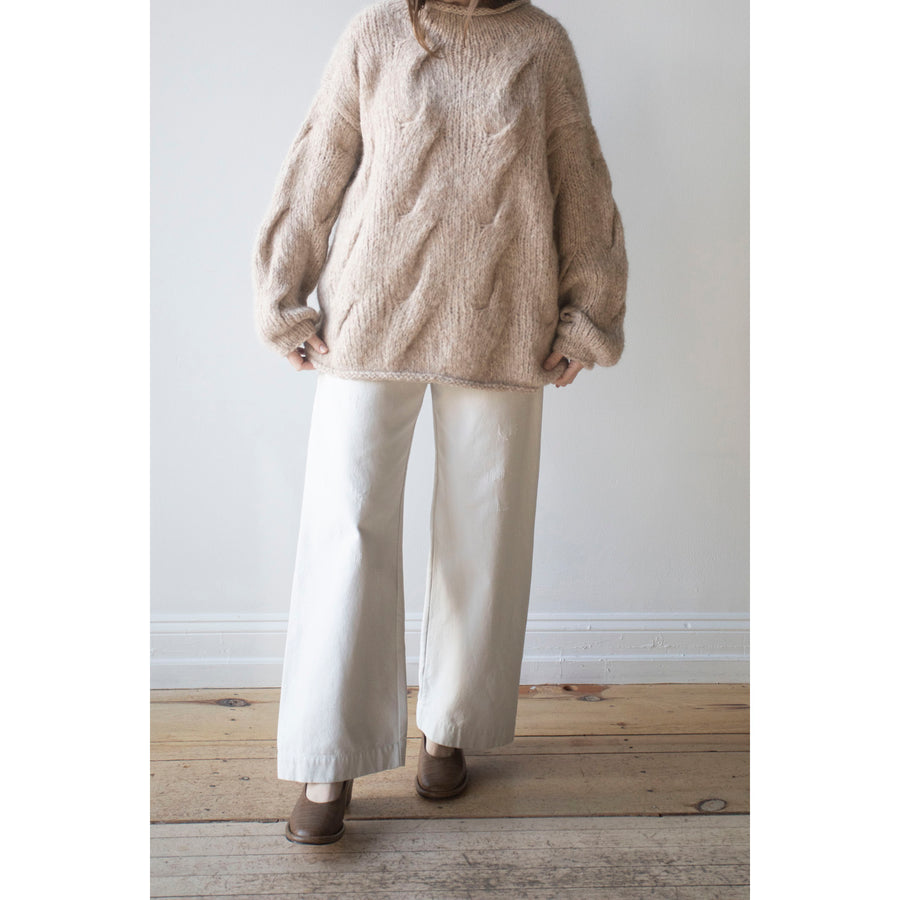 Lauren Manoogian Worn Gallery Pants in Chalk