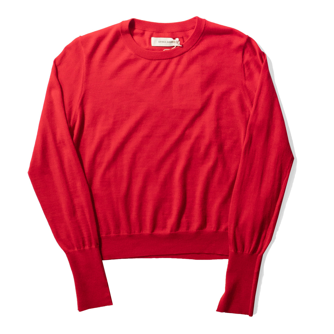 Sayaka Davis Cashmere Pullover in Red