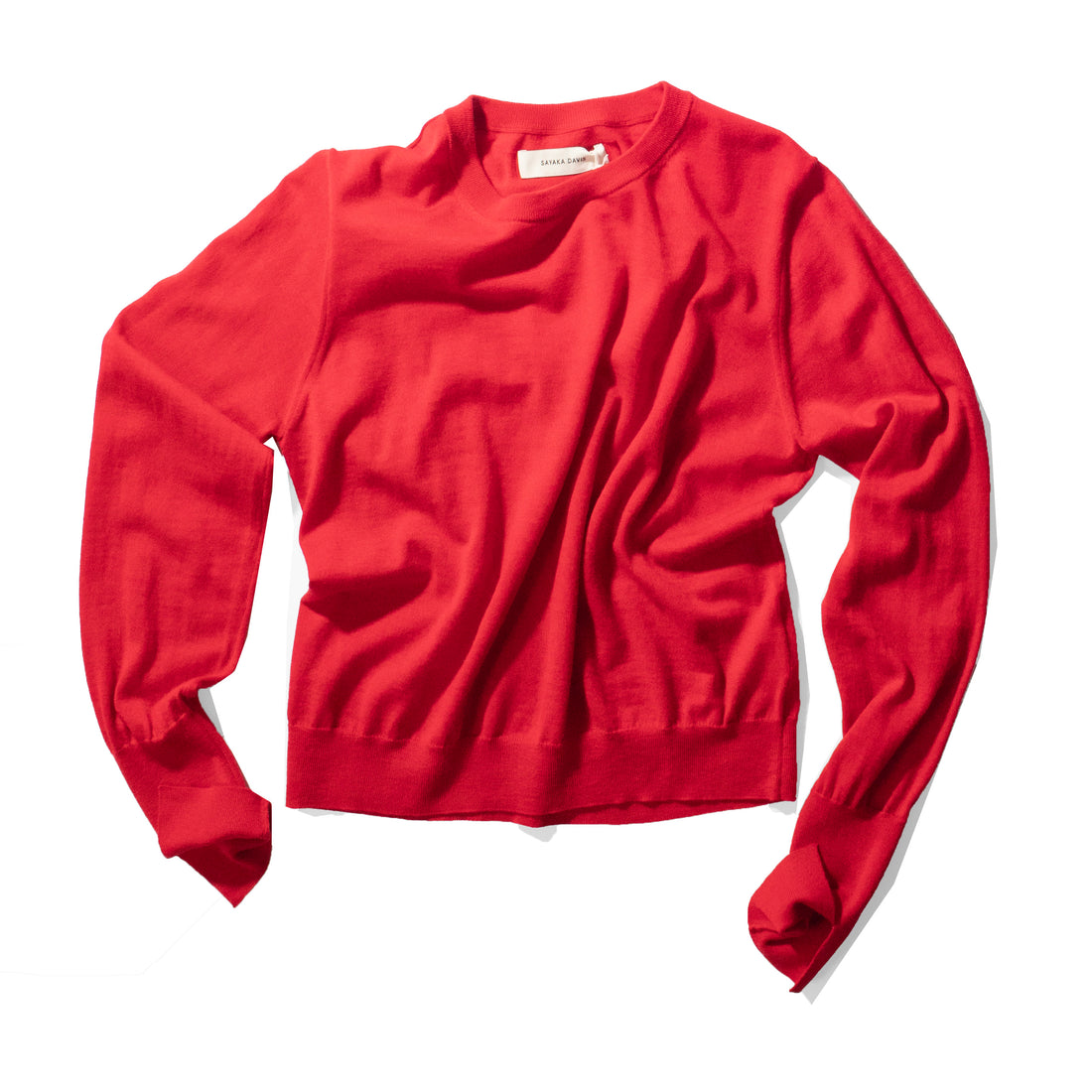 Sayaka Davis Cashmere Pullover in Red
