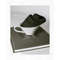 Hansel from Basel Italia Cashmere Cozy Rib Crew in Charcoal