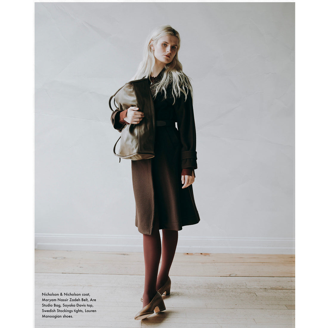 Nicholson & Nicholson Morris Coat in Brown