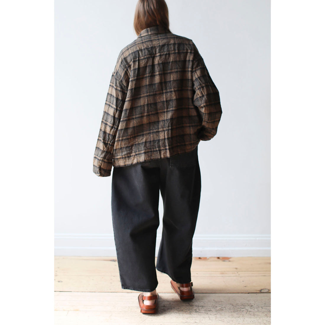 Studio Nicholson Chalco Pant in Washed Black