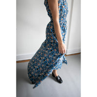 Apiece Apart Bali Tank Dress in Florette Blue