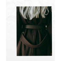 Maryam Nassir Zadeh Lynx Belt in Cedar