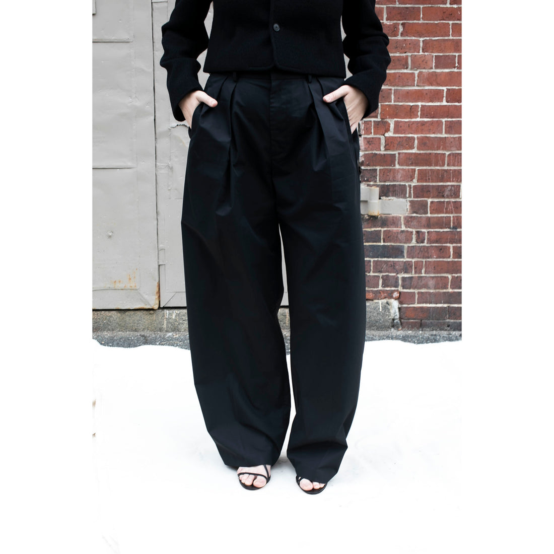 Kallmeyer Joel Pleated Trouser in Black
