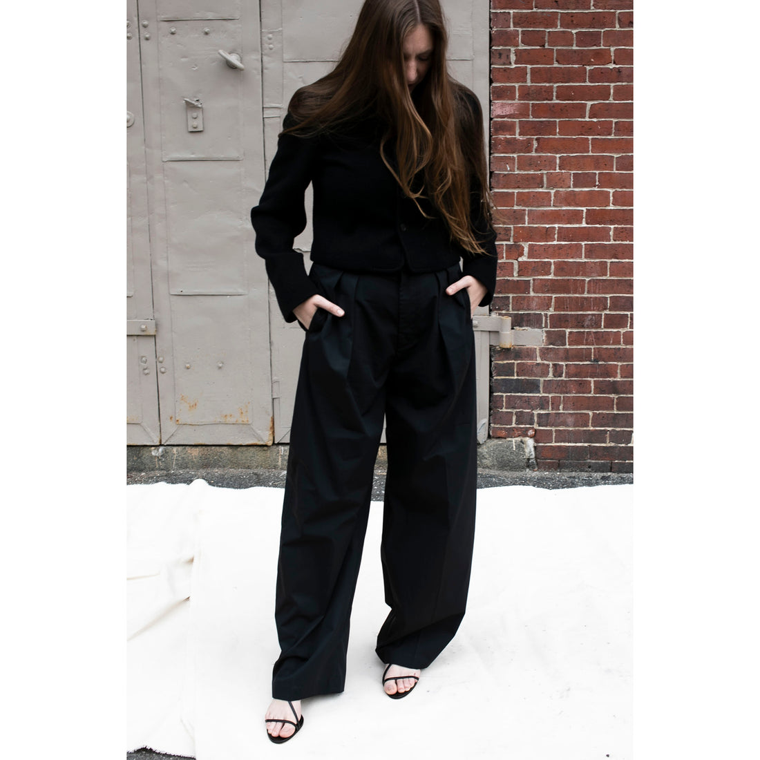 Kallmeyer Joel Pleated Trouser in Black