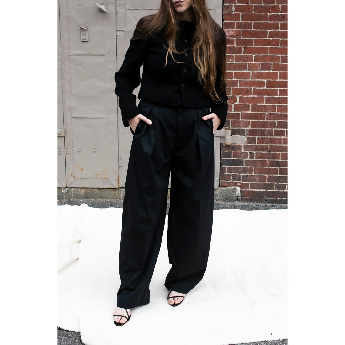 Kallmeyer Joel Pleated Trouser in Black