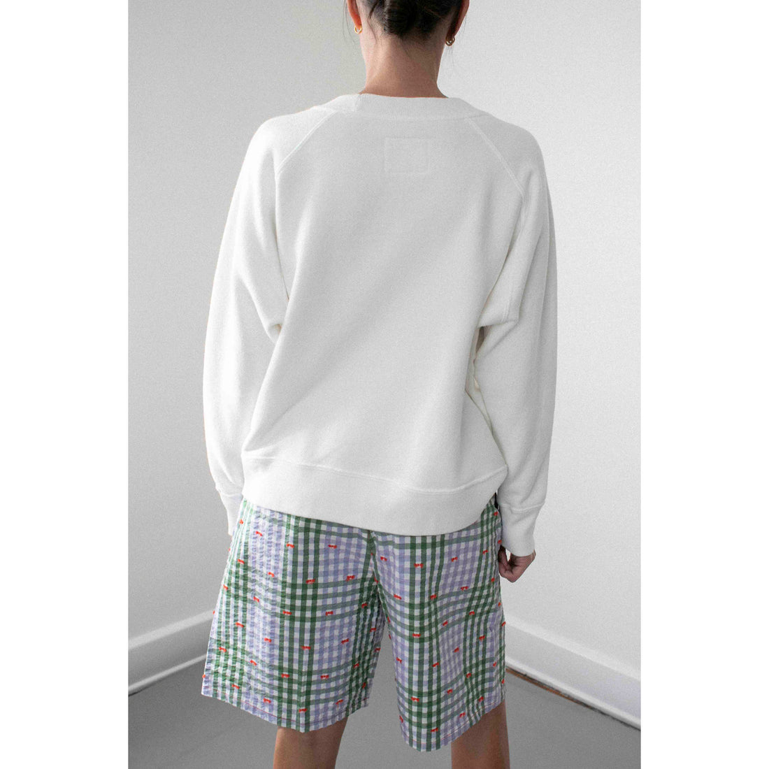 Henrik Vibskov Drawstring Shorts in Checks Fillé
