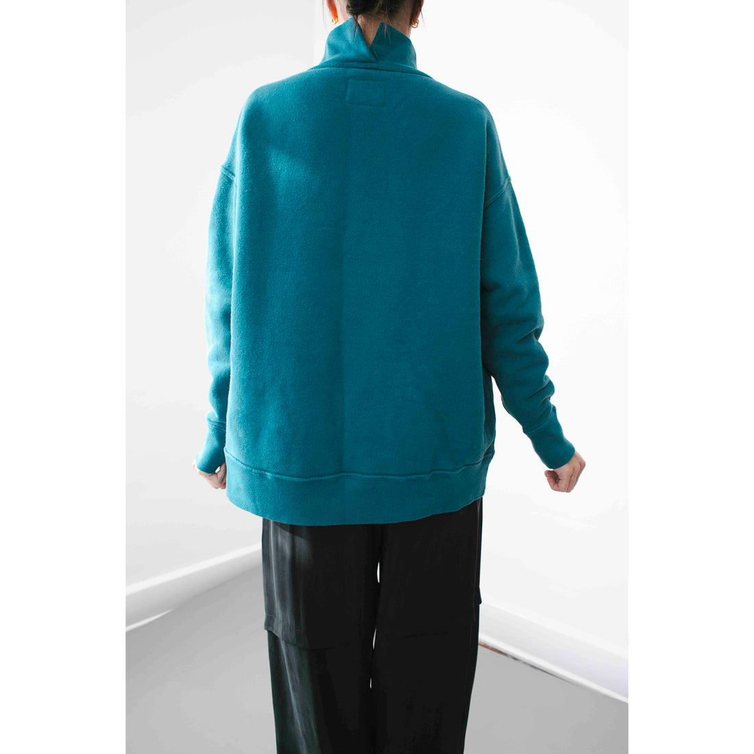 JUDITH Oversized Mockneck in Vintage Juniper