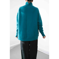 JUDITH Oversized Mockneck in Vintage Juniper