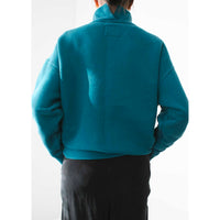 JUDITH Oversized Mockneck in Black