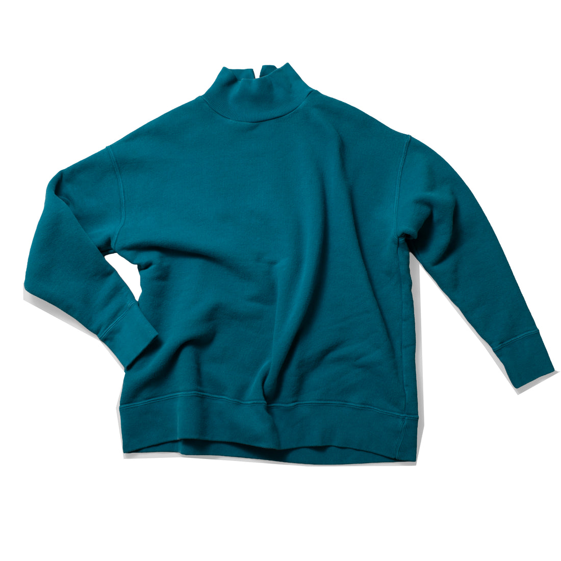 JUDITH Oversized Mockneck in Vintage Juniper