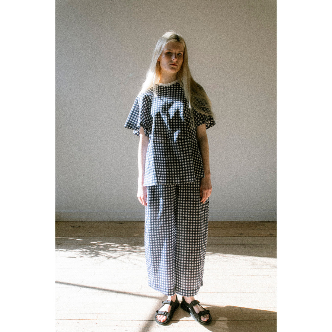 Fabiana Pigna Weill Blouse in Blue Gingham